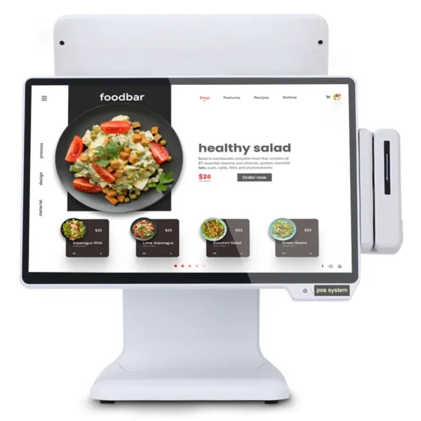 Touchscreen POS system for restaurants