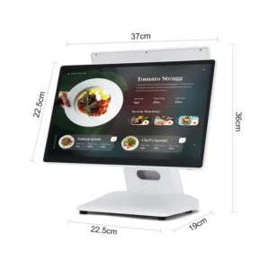 Dual-screen POS unit